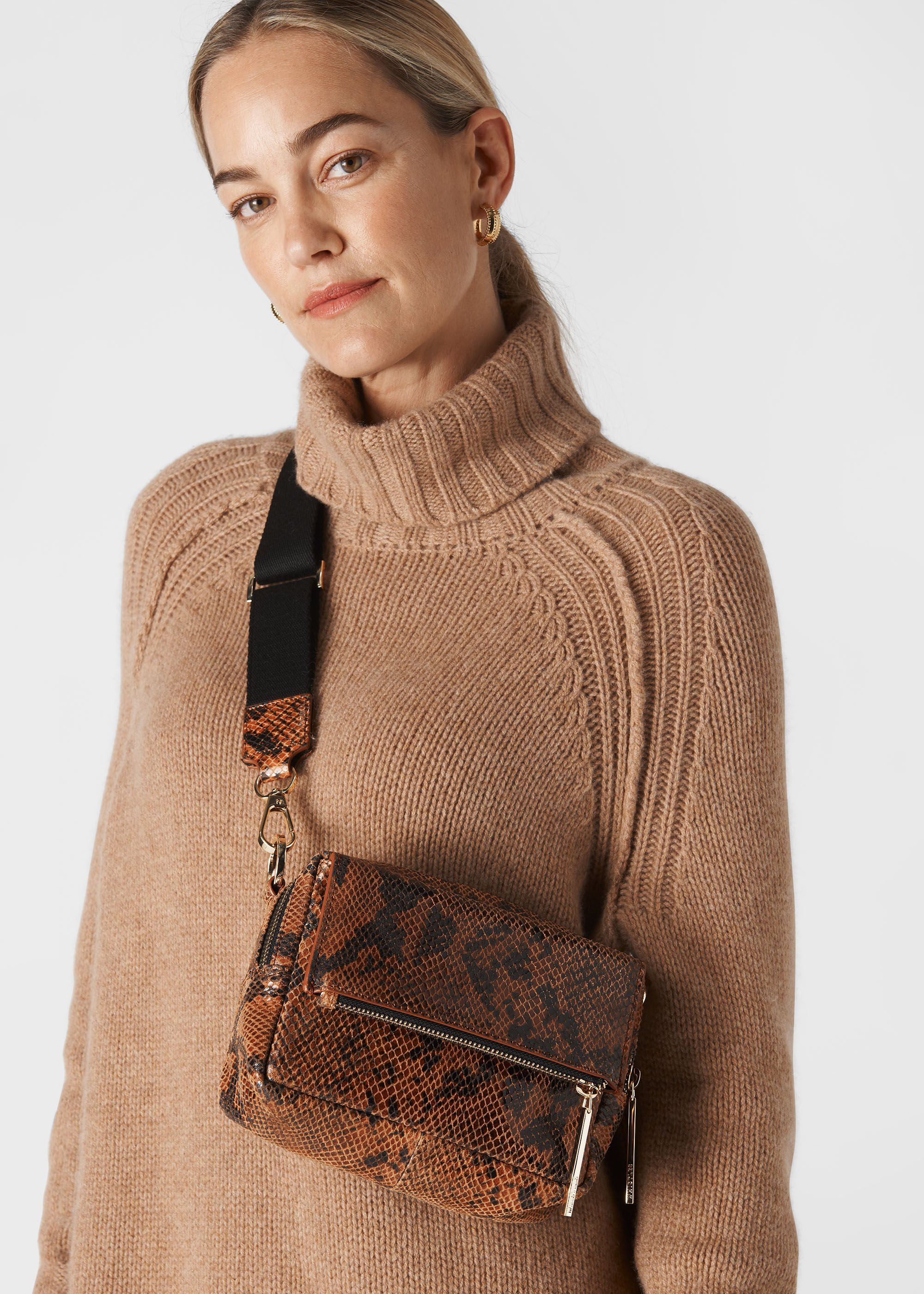 Bibi Snake Crossbody Bag