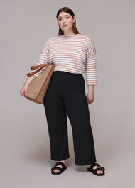 Wide Leg Jersey Trouser