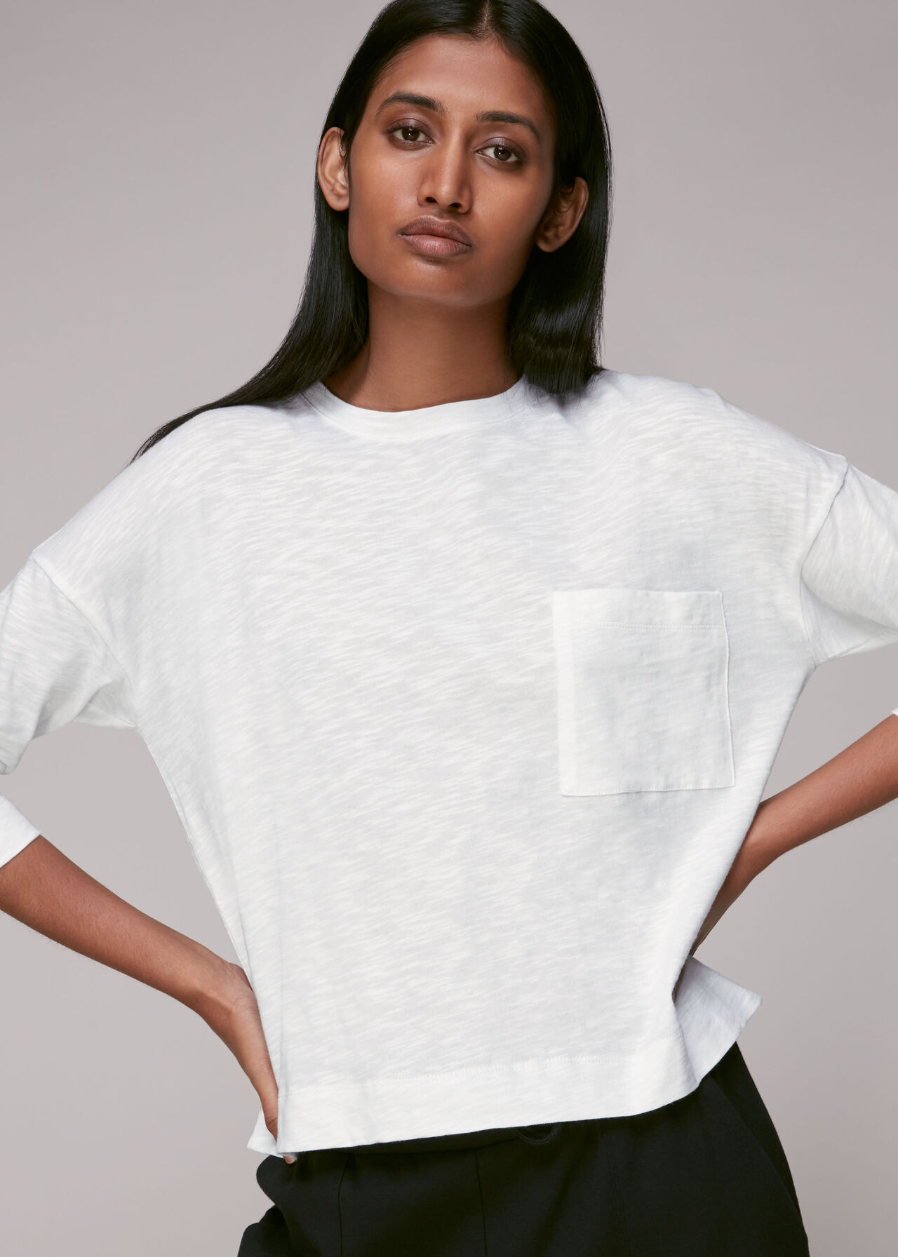 Cotton Pocket Top White