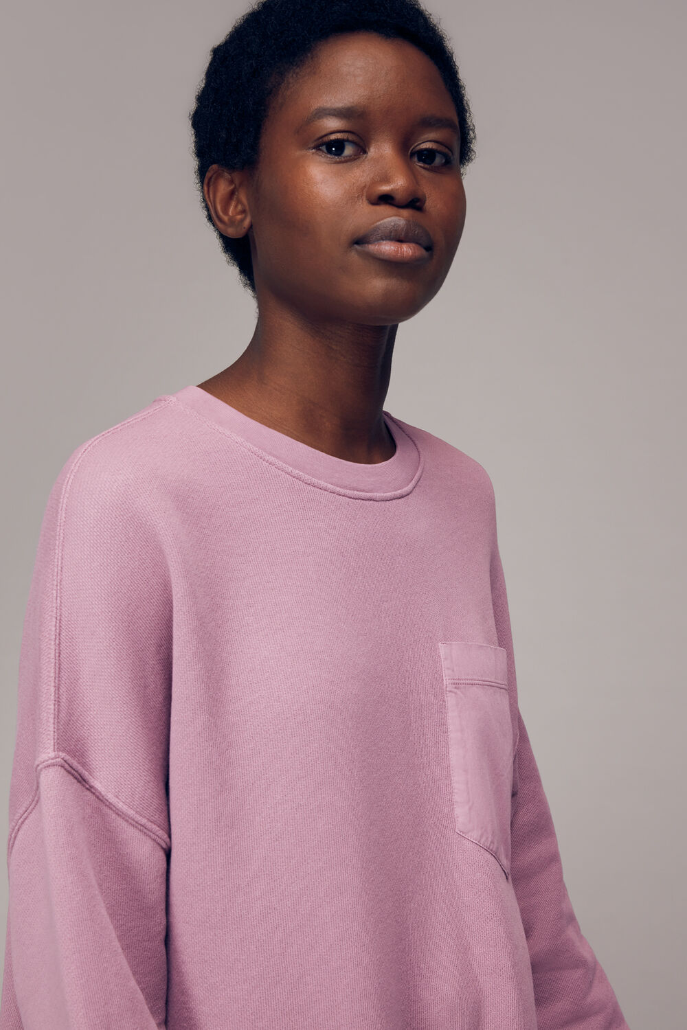 Denim Pocket Sweat
