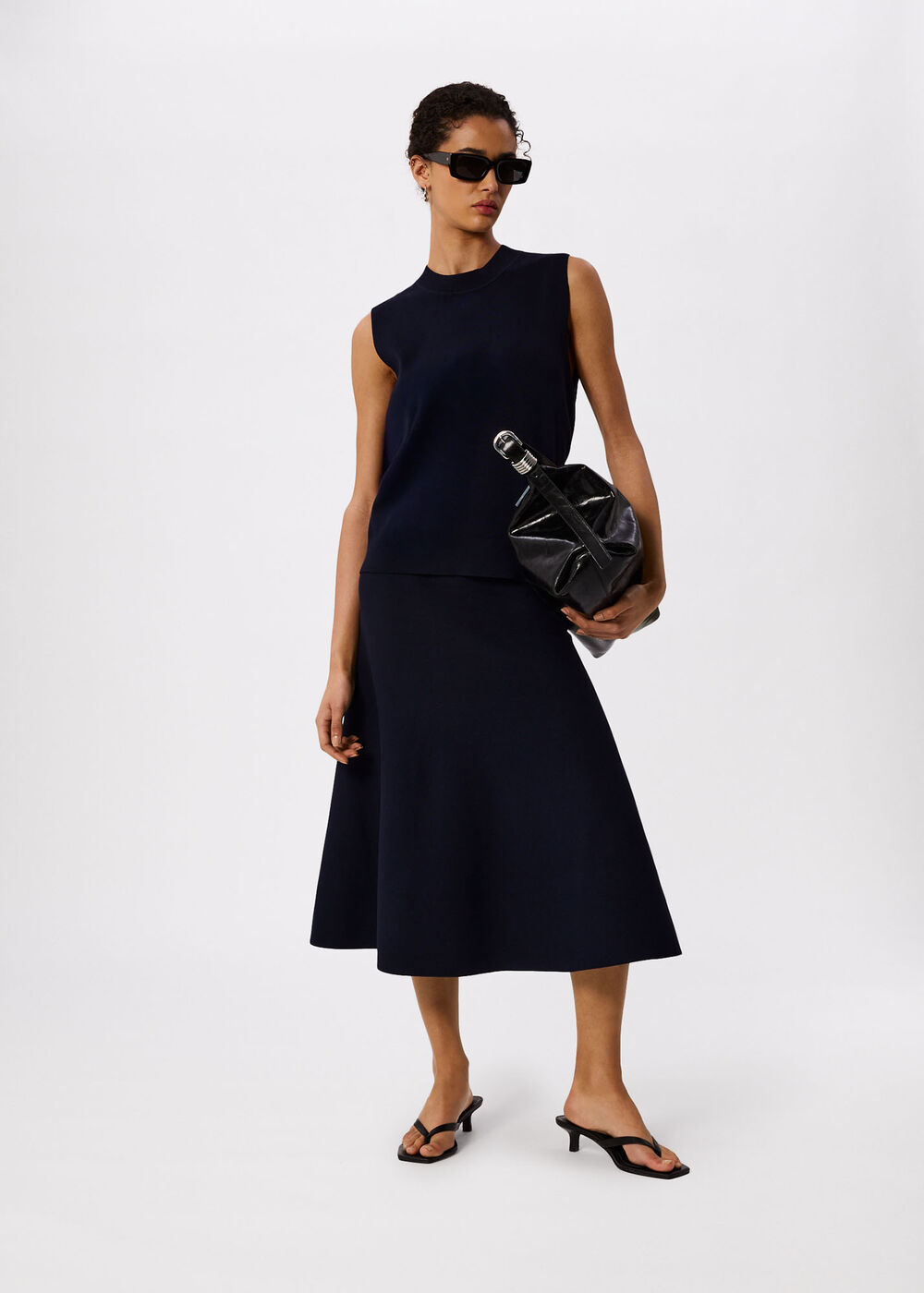 Round Neck Detail Tank