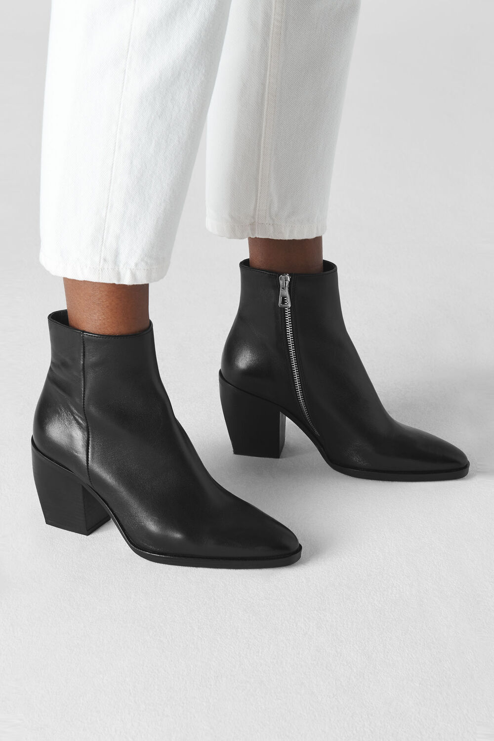 Grove Western Ankle Boot Black