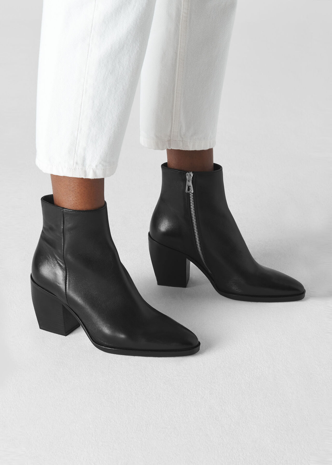 Grove Western Ankle Boot Black