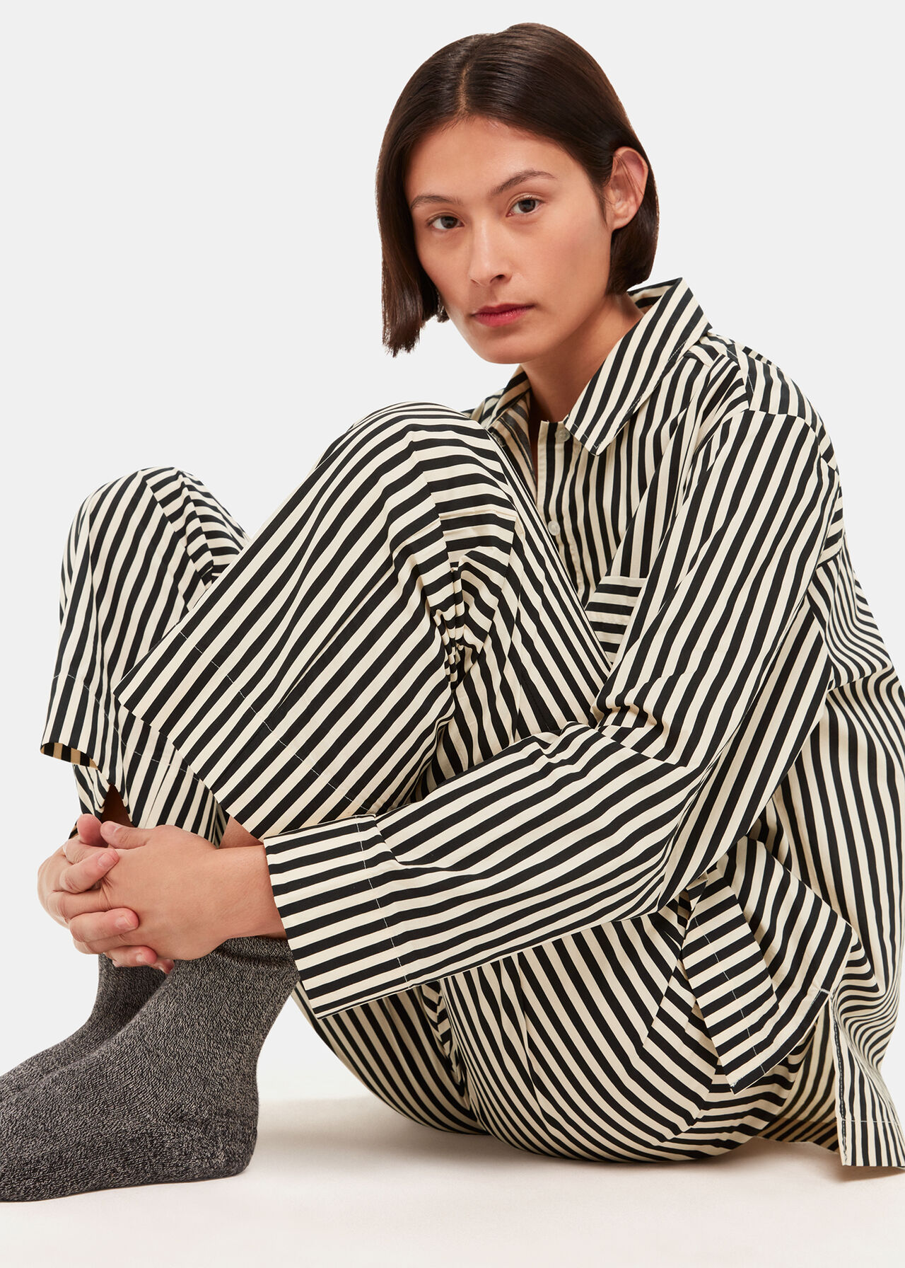 Cotton Stripe Pyjama Bottom