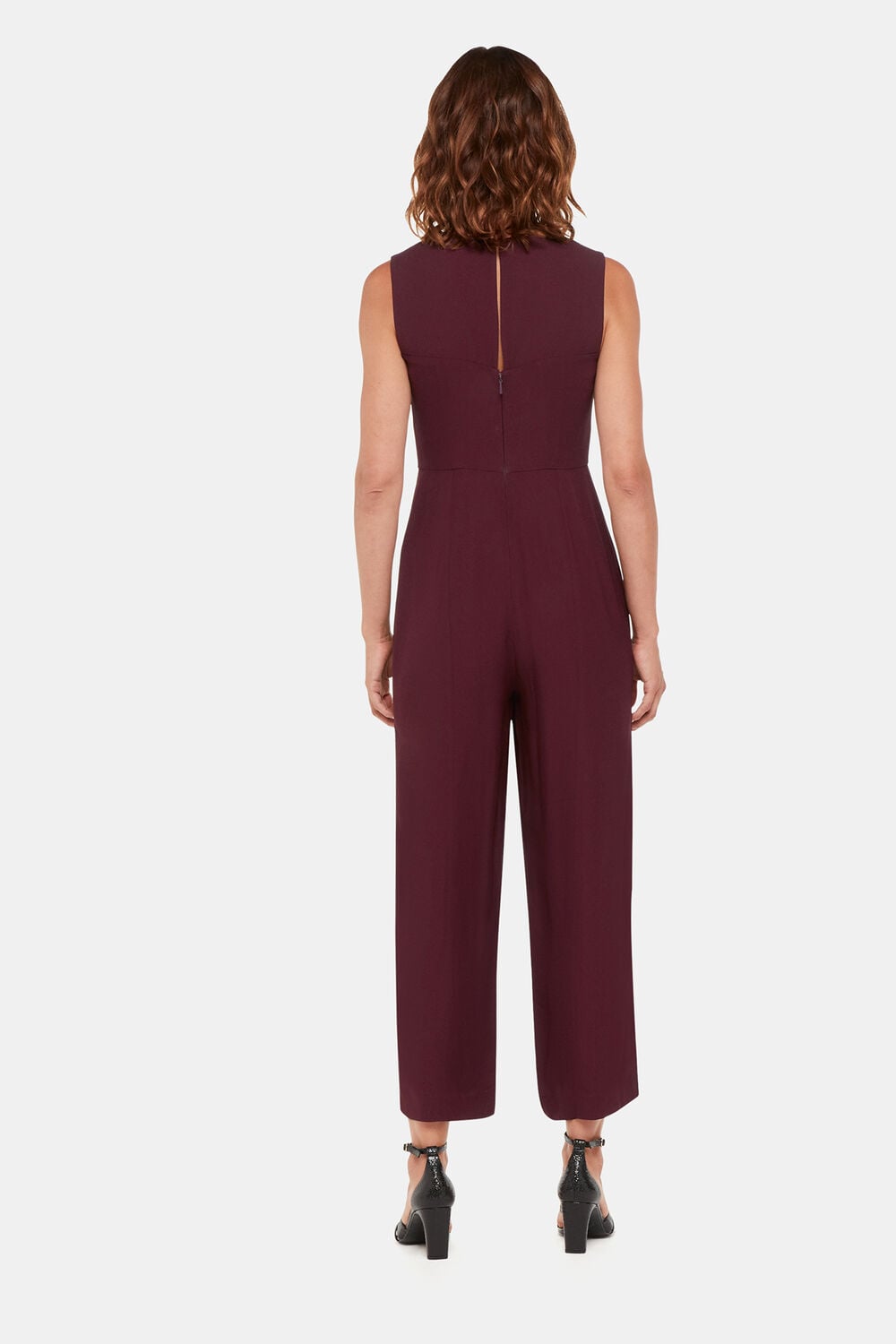 Burgundy Harley Cut Out Jumpsuit