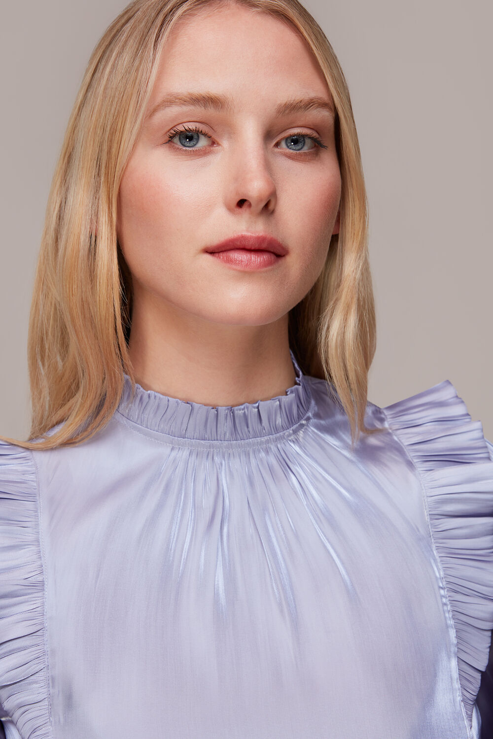 Diana Iridescent Frill Top