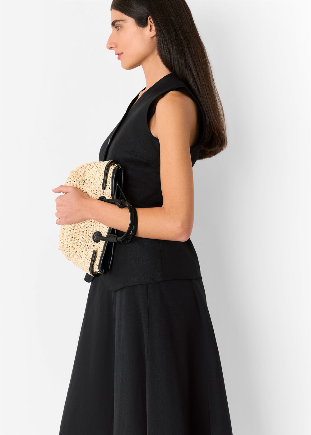 Helena Linen Blend Skirt