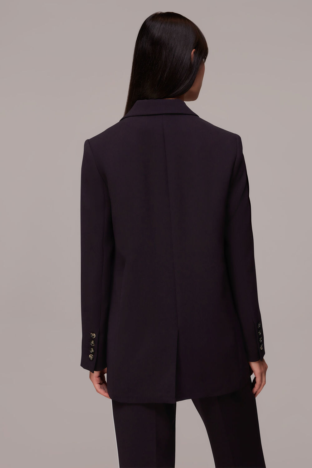 Crepe Relaxed Boyfriend Blazer