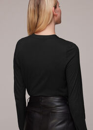 Ruched Zip Neck Top