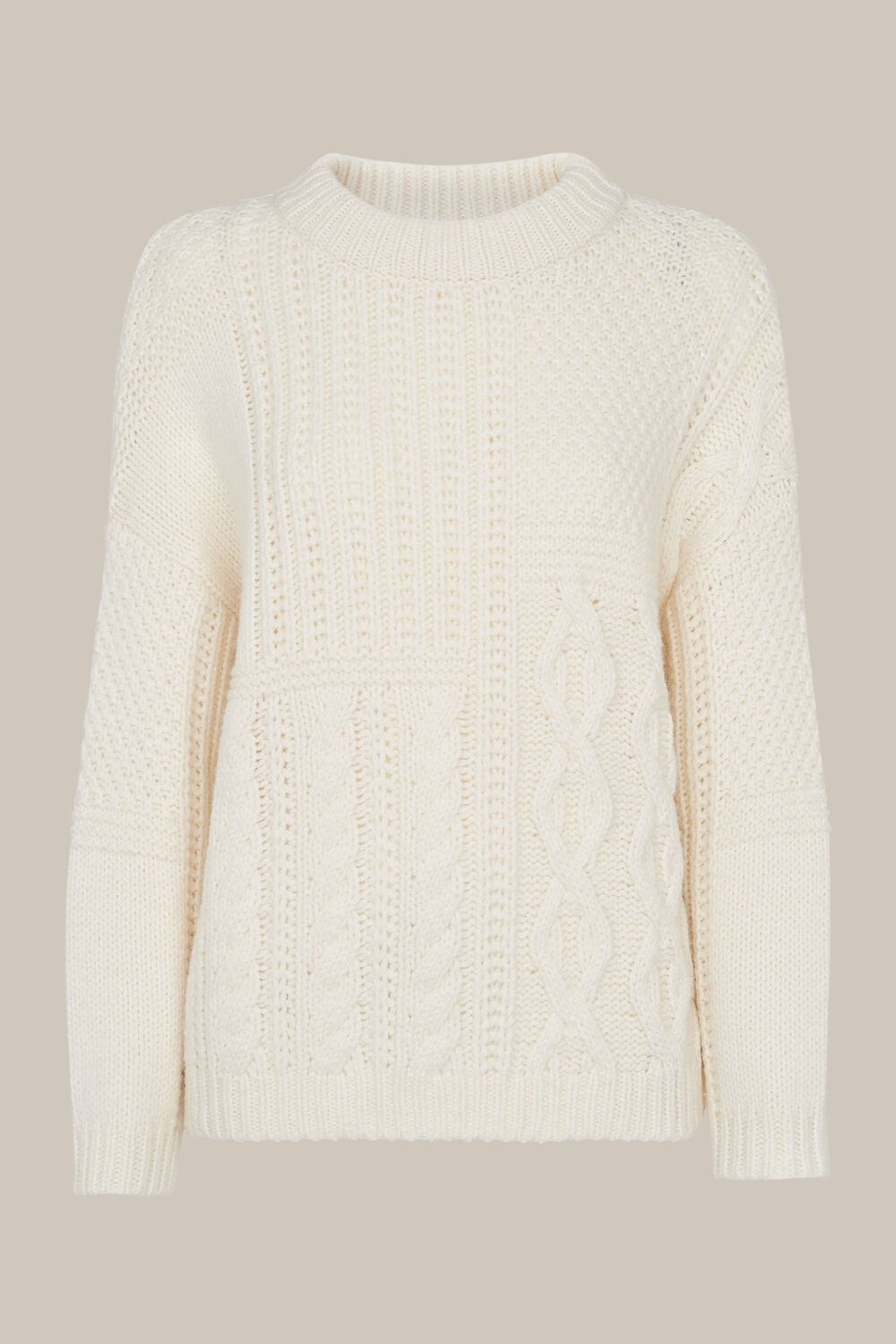 Patchwork Cable knit