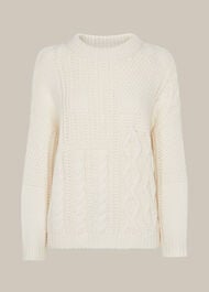 Patchwork Cable knit