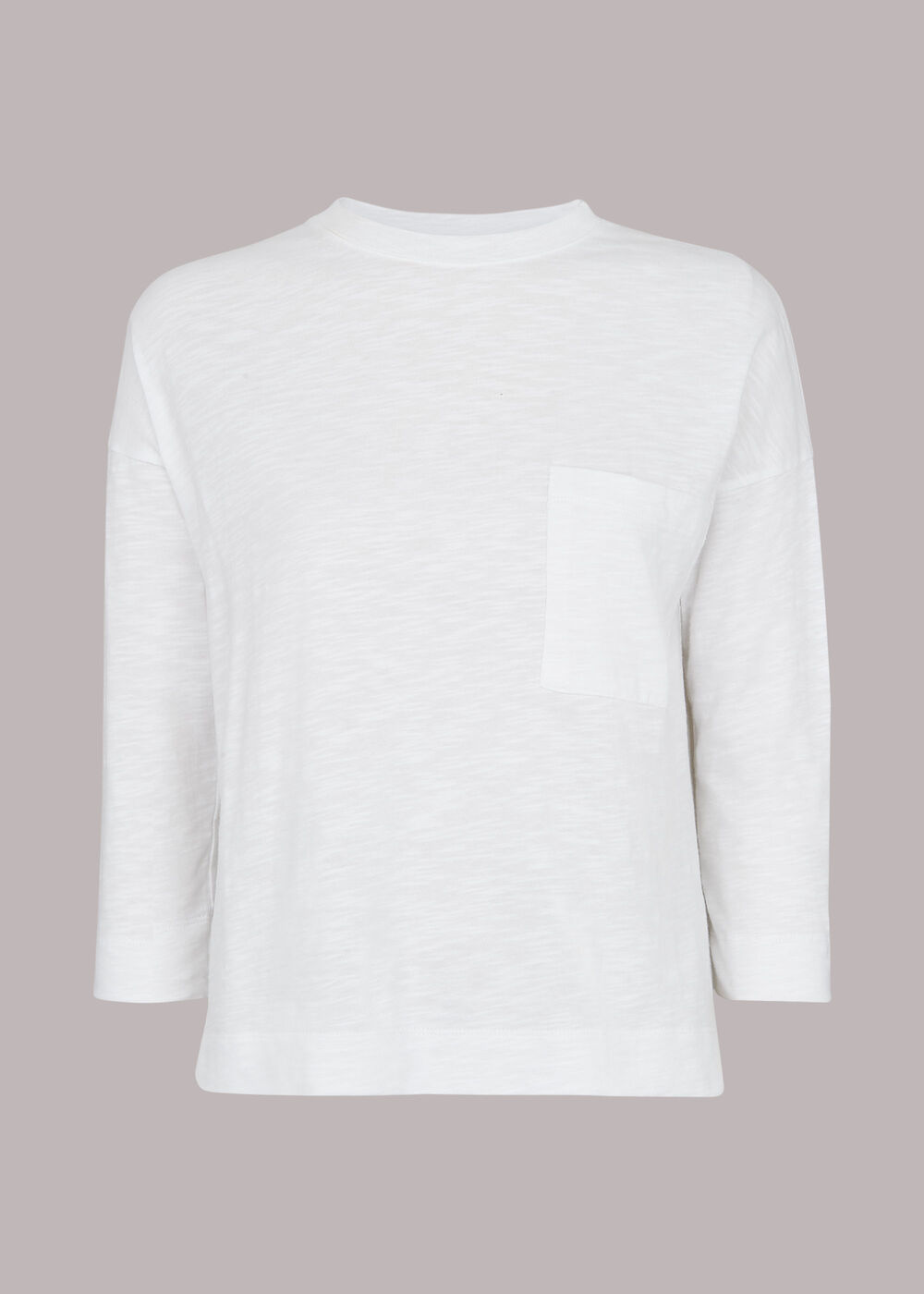 Cotton Pocket Top White