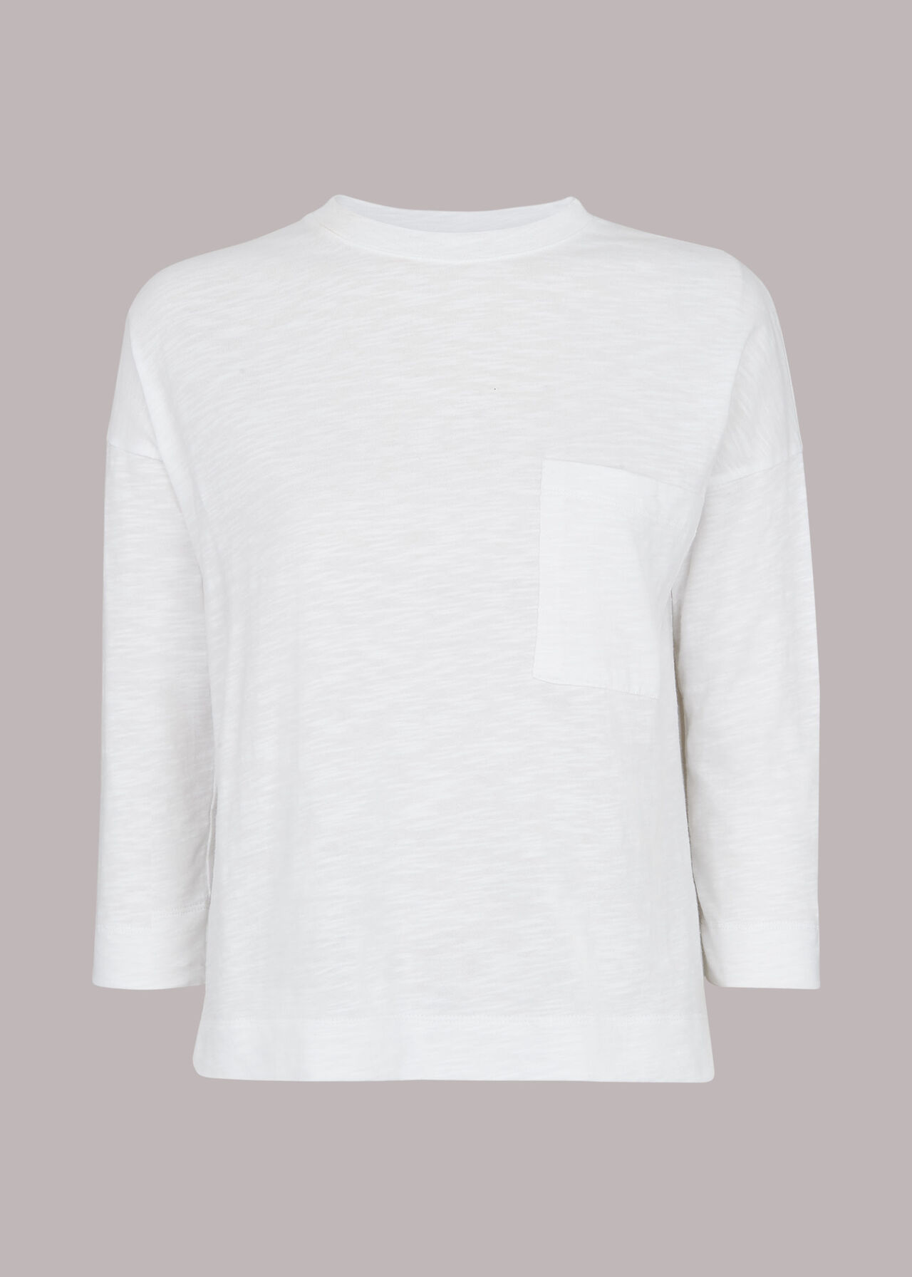 Cotton Pocket Top White