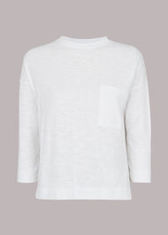Cotton Pocket Top White