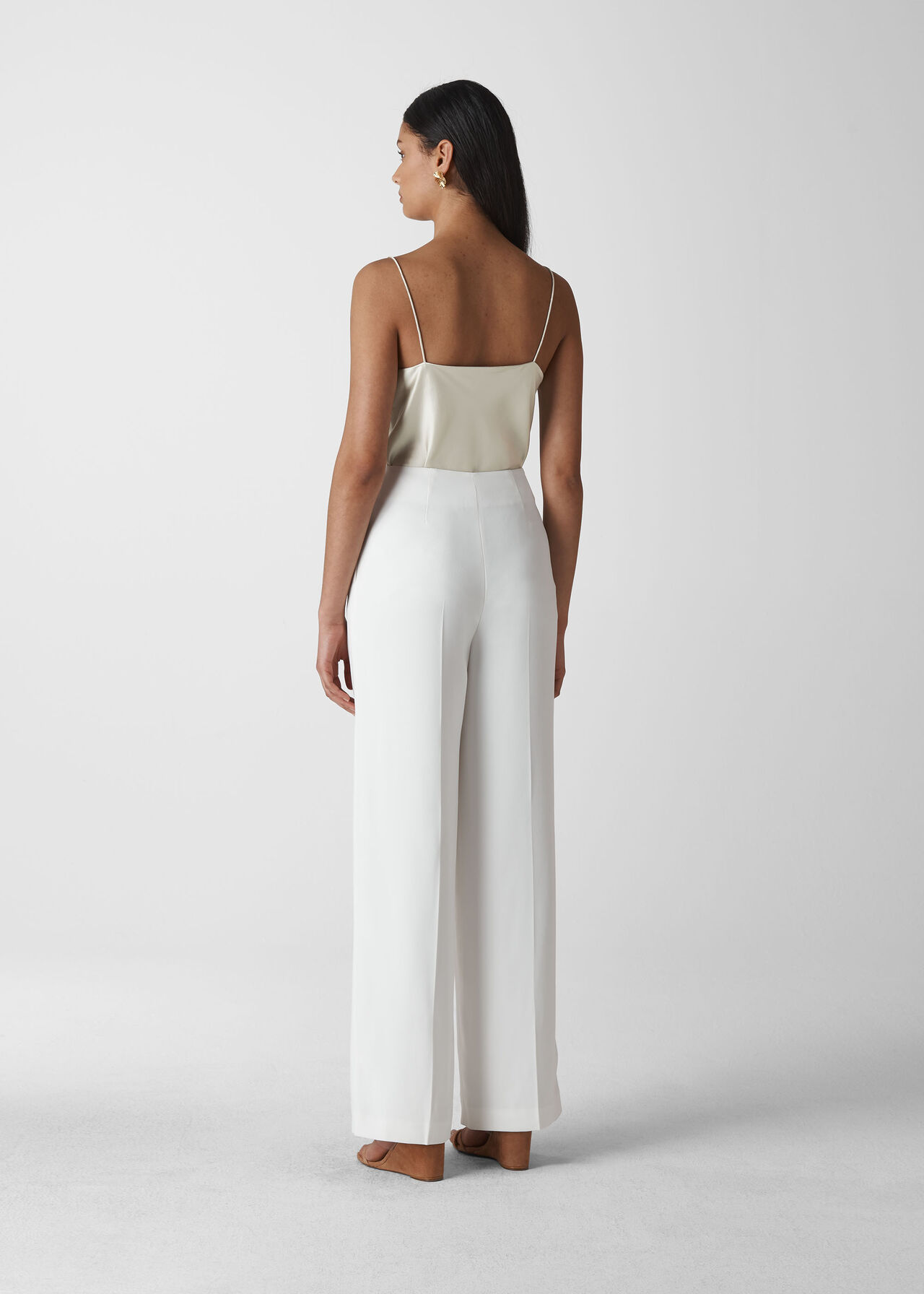 Silk Cami Top Silver