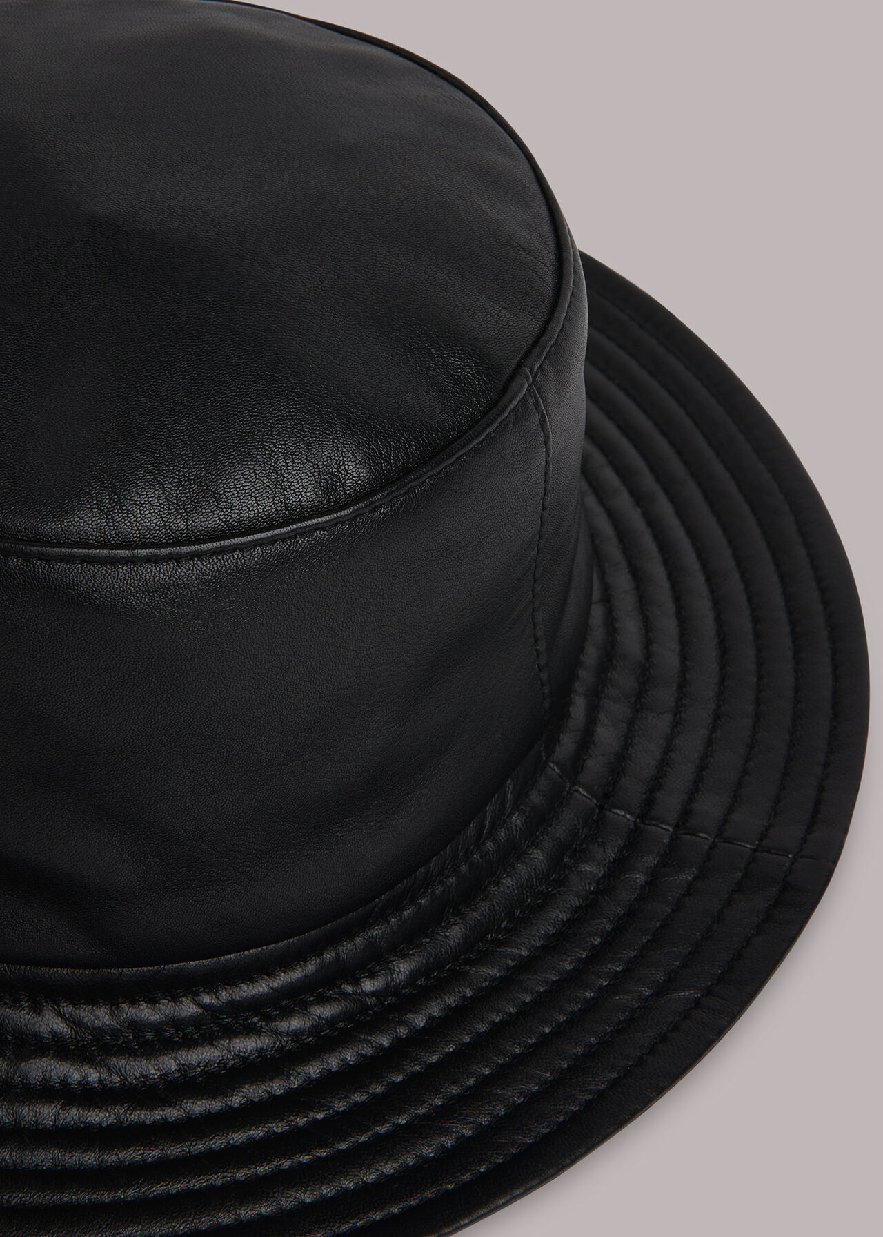 Leather Bucket Hat