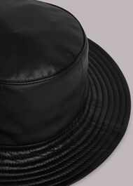 Leather Bucket Hat
