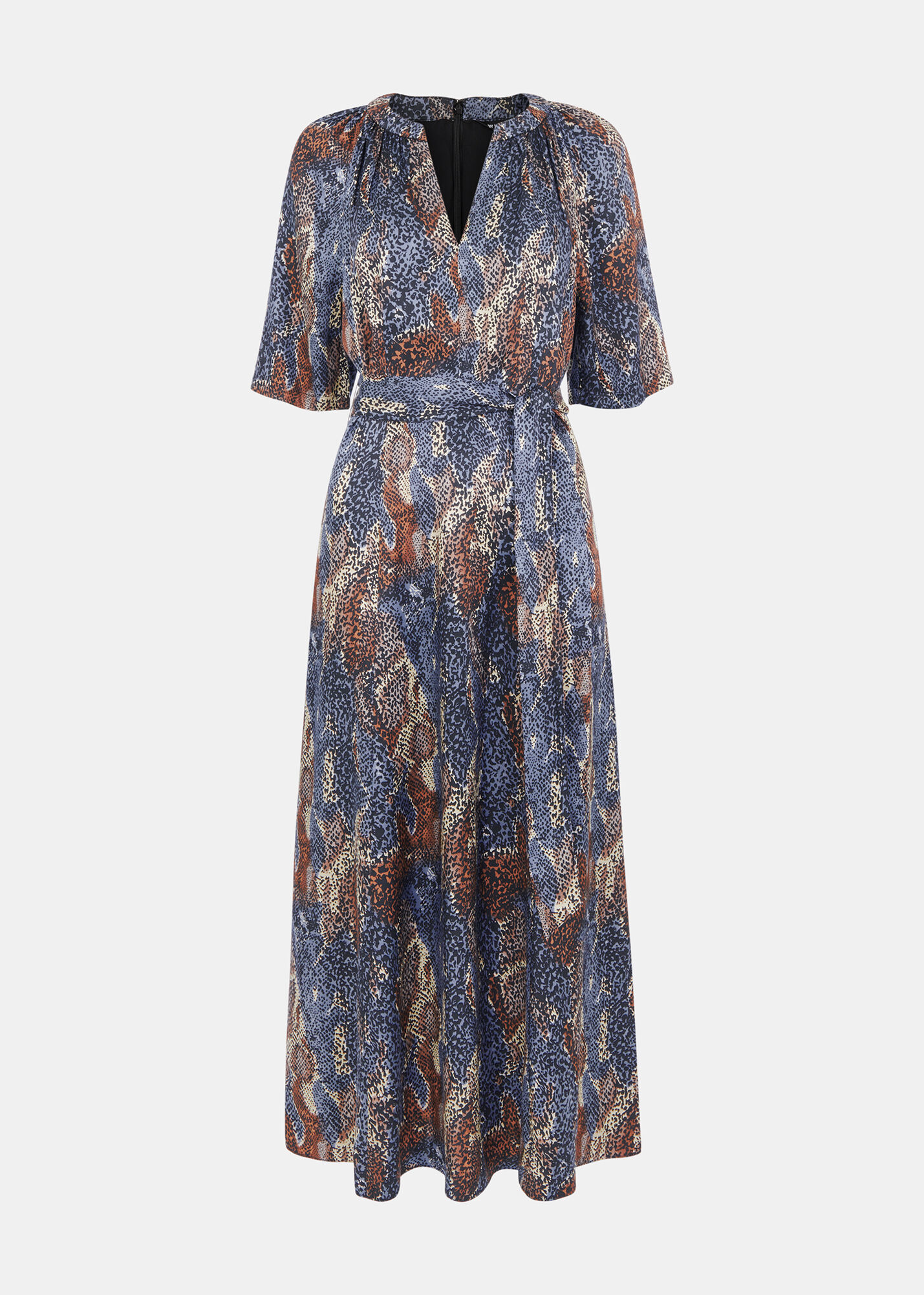 Whistles lunar spot chippy dress