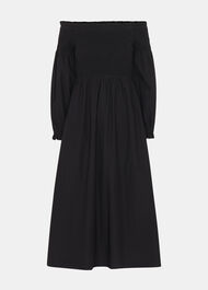 Clara Bardot Poplin Dress