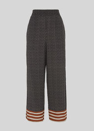 Foulard Casual Trouser Navy/Multi