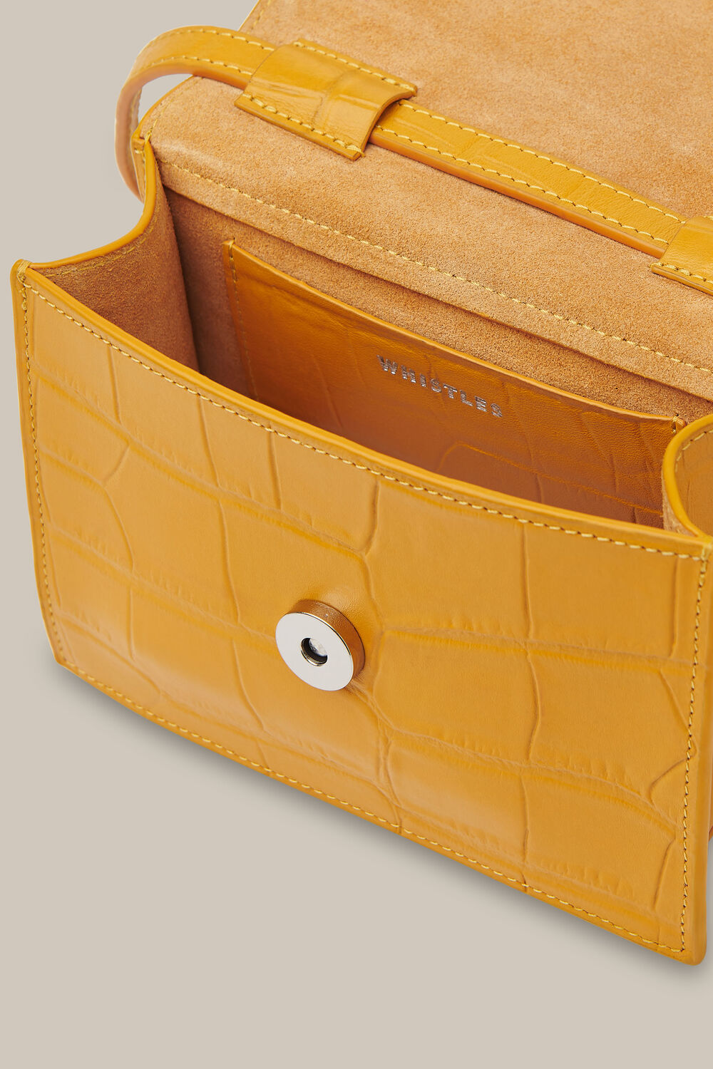 Suri Mini Croc Crossbody
