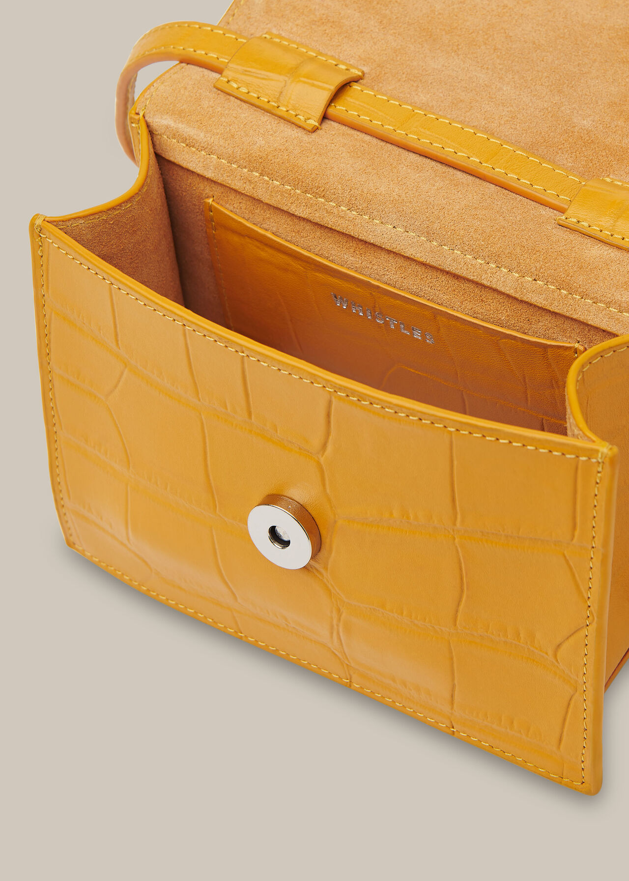 Suri Mini Croc Crossbody