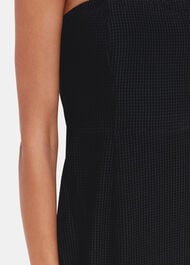Bandeau Burnout Velvet Dress