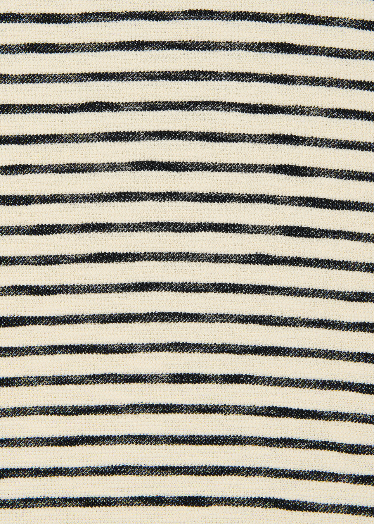 Textured Stripe Jersey Top