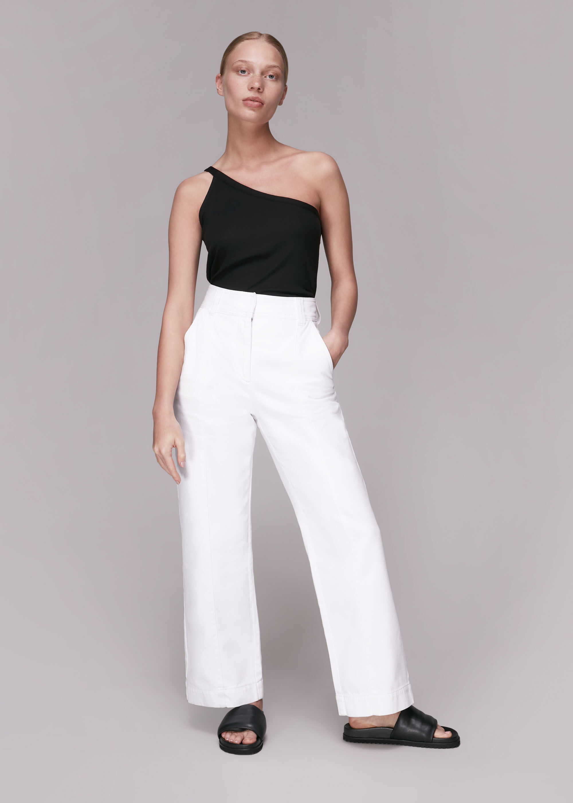 One shoulder camisoles deals