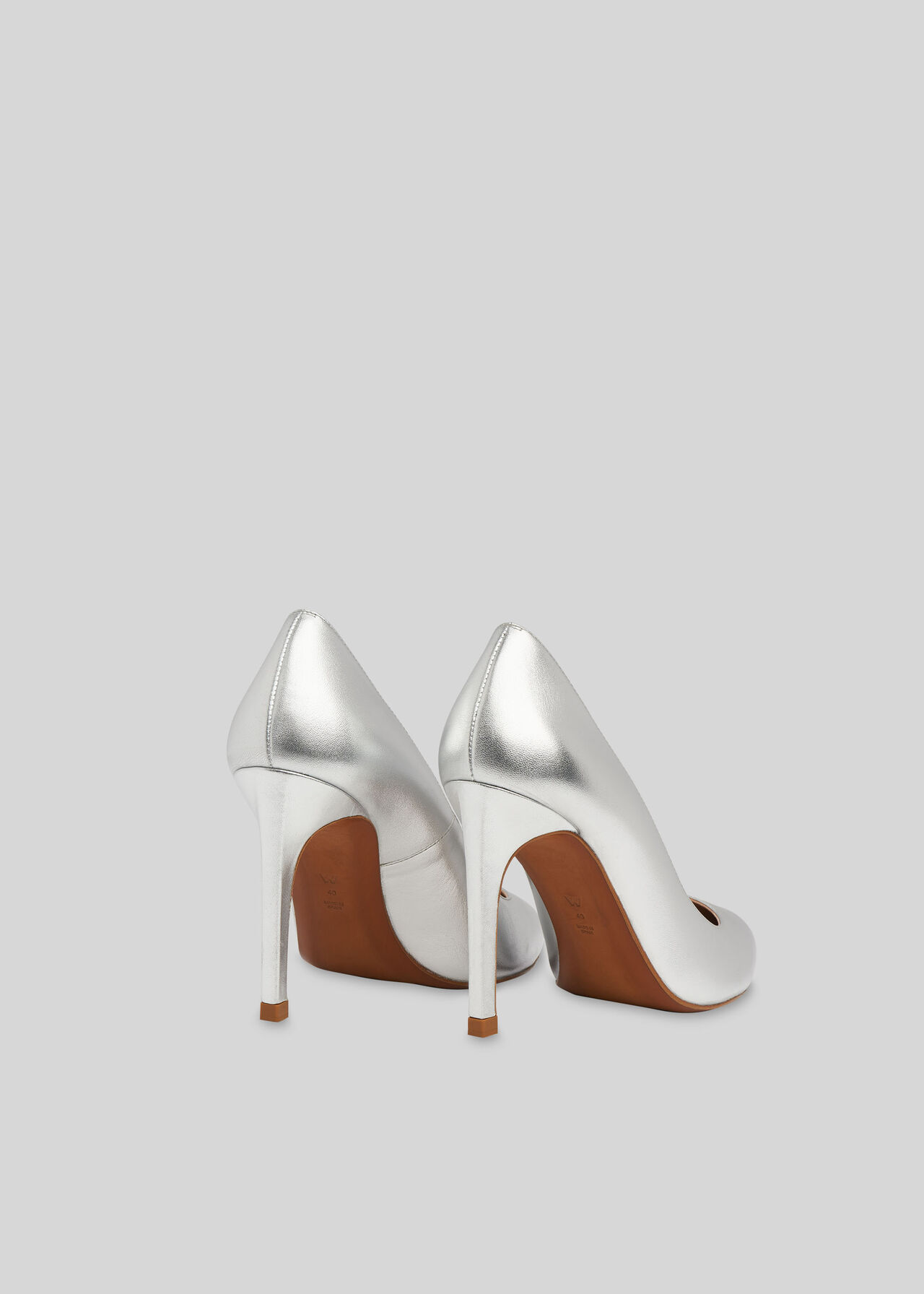 Cornel Suede Pump Silver