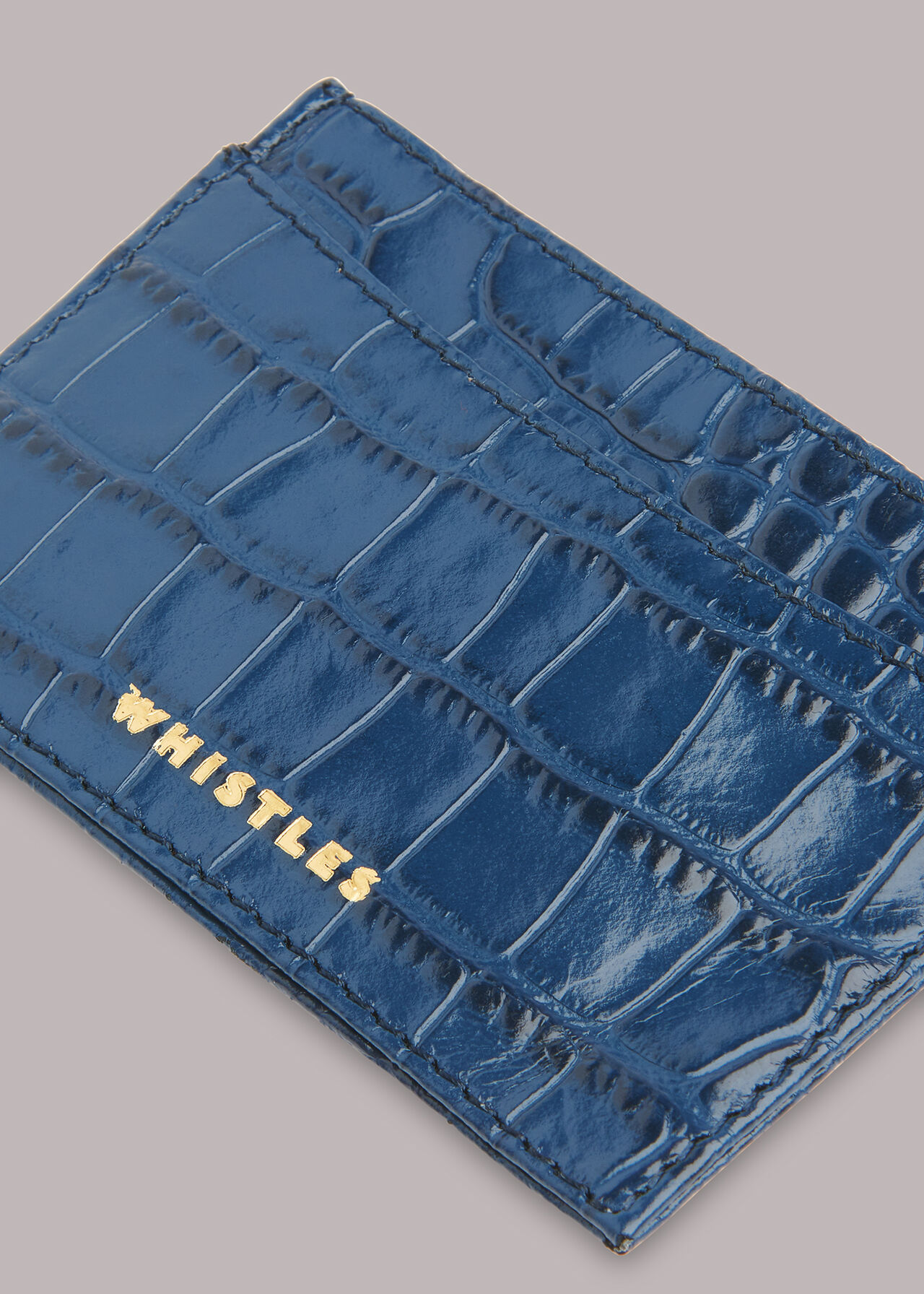 Shiny Croc Card Holder