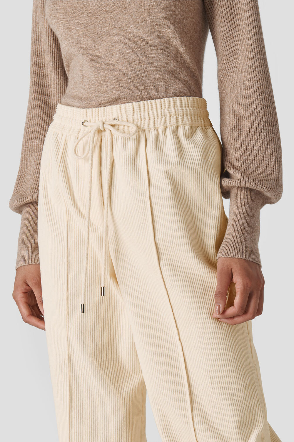 Corduroy Jogger Ivory/Multi
