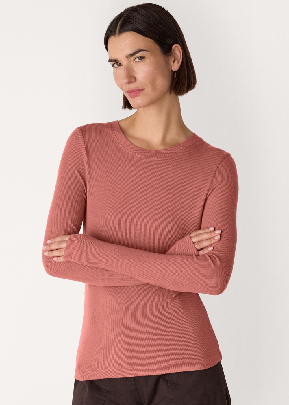 Essential Ribbed Crew