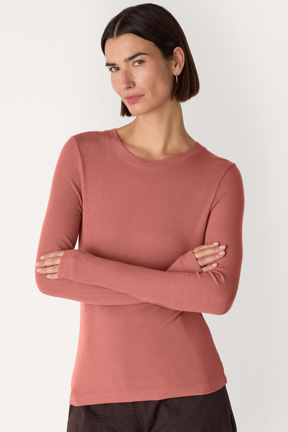 Essential Ribbed Crew