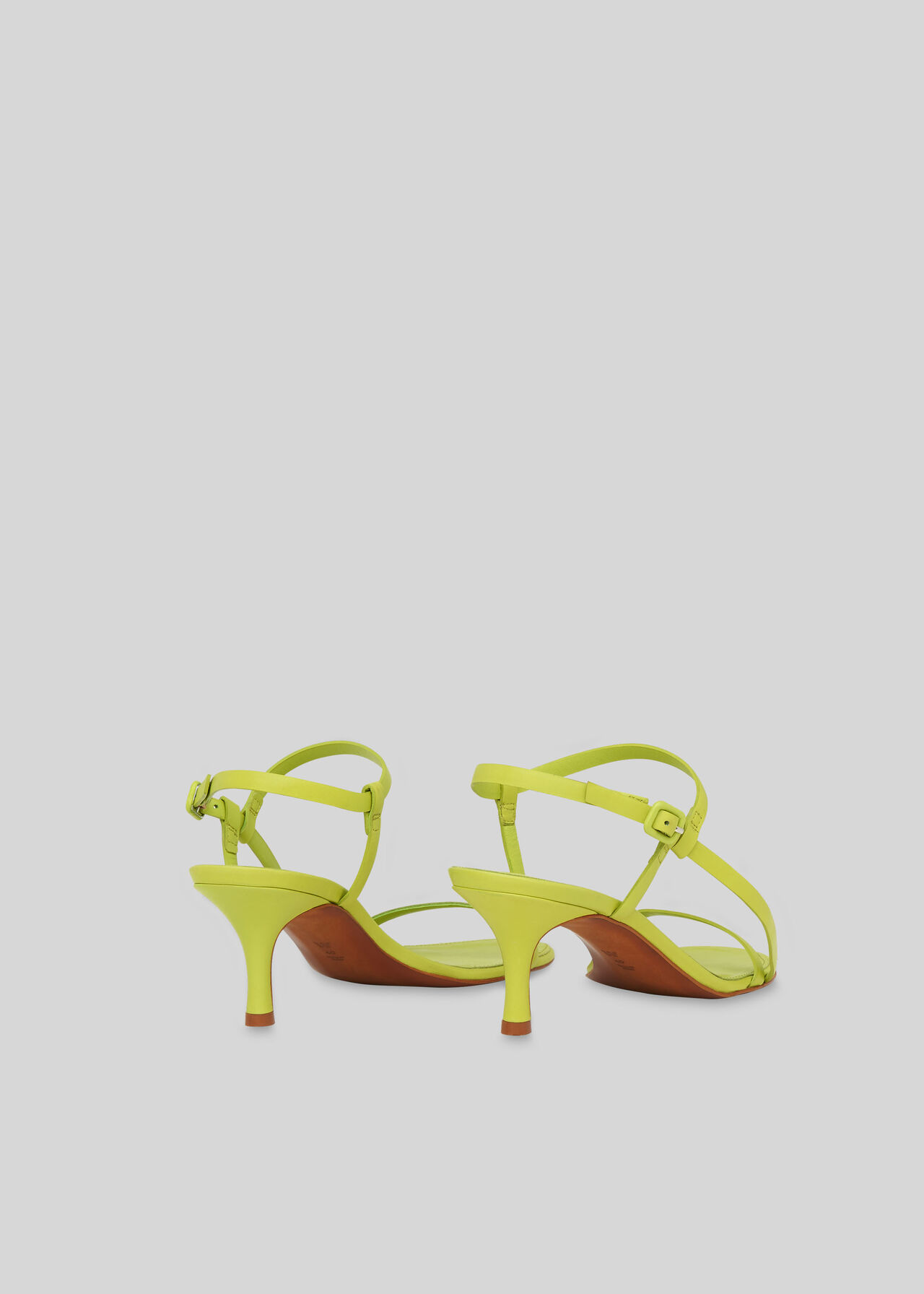 Milana Asymmetric Sandal Lime