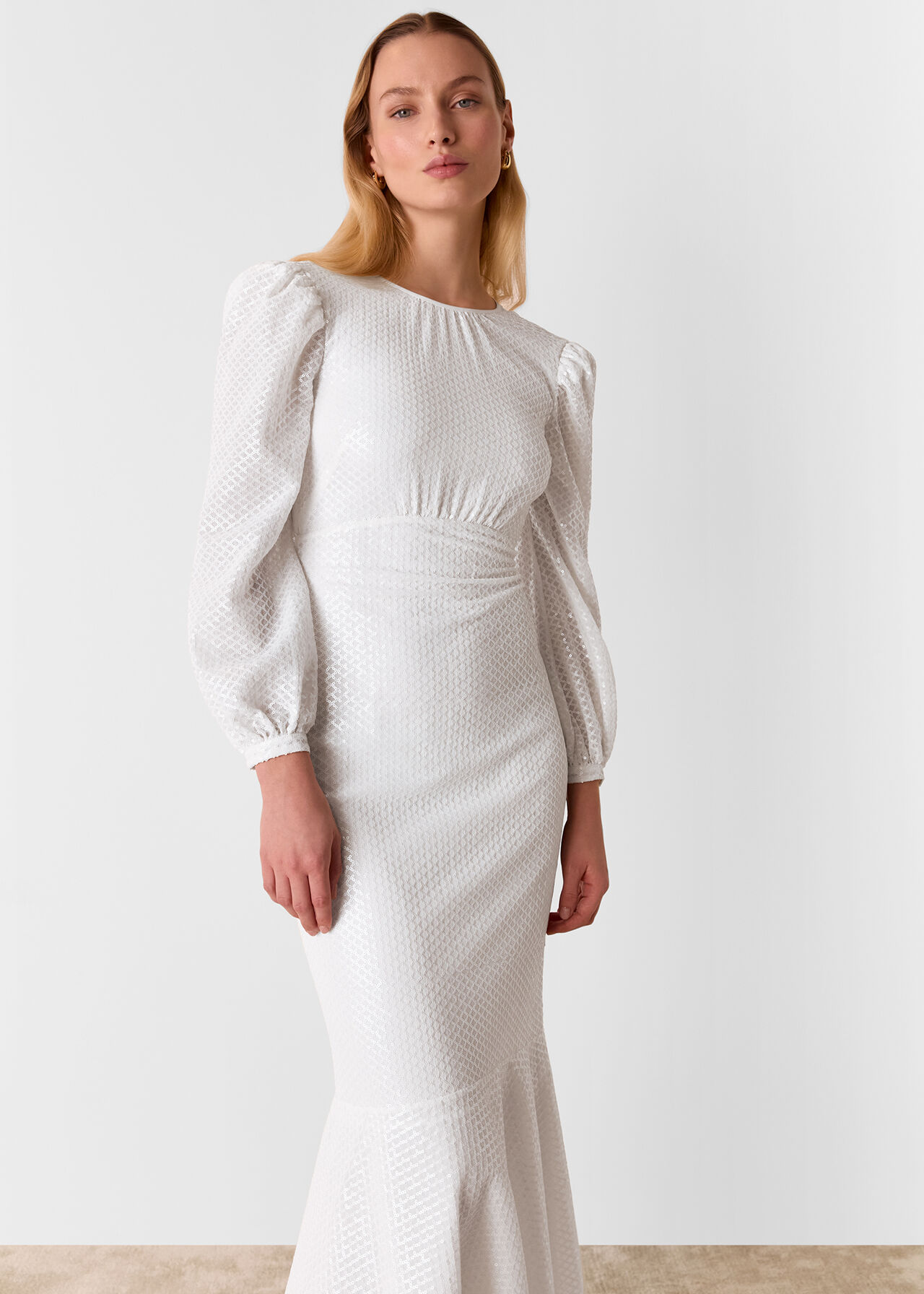 Loretta Sequin Wedding Dress