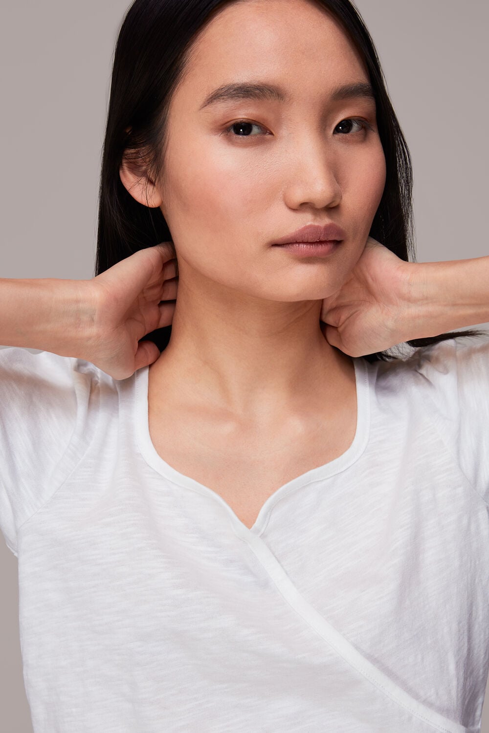 Square Neck Wrap Tee