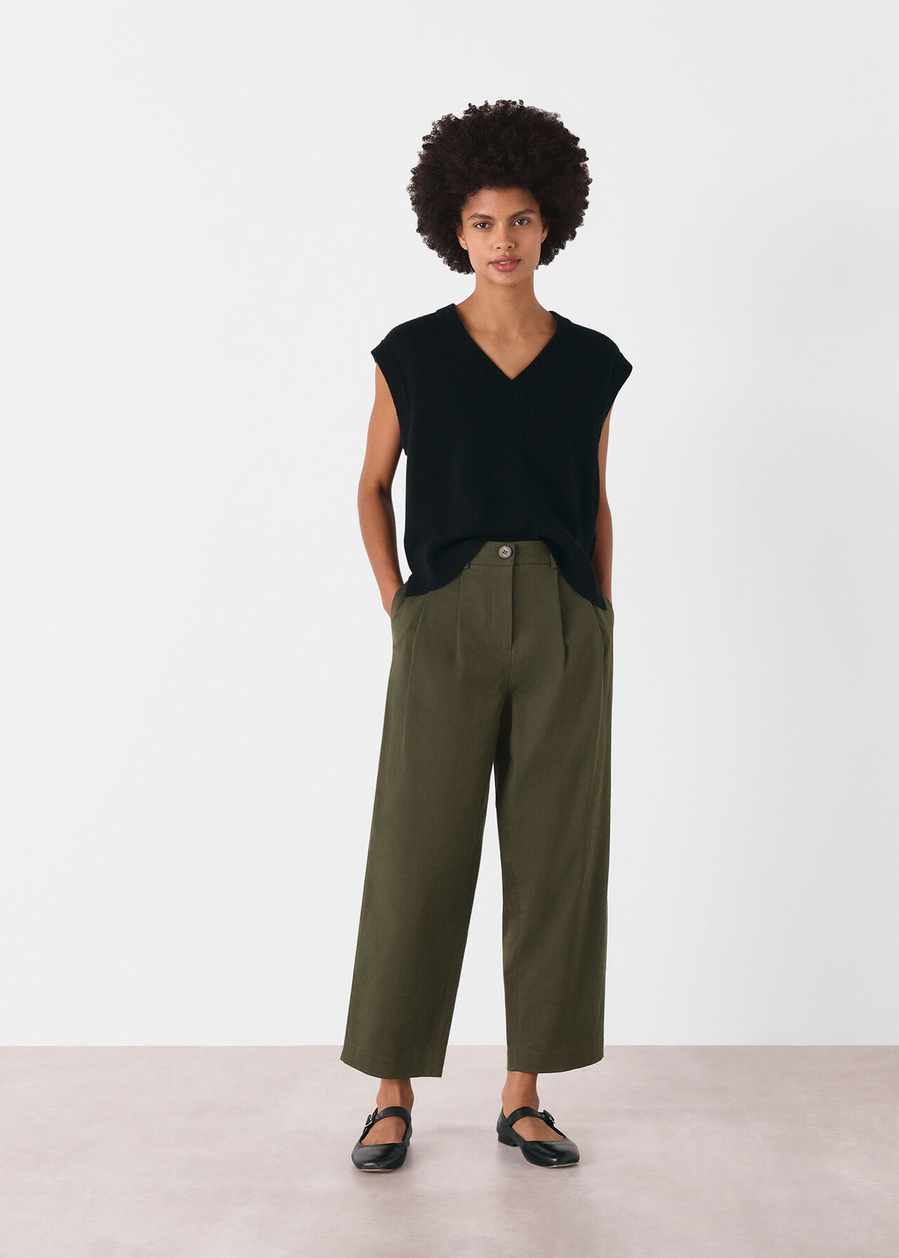 Bethany Barrel Leg Trouser