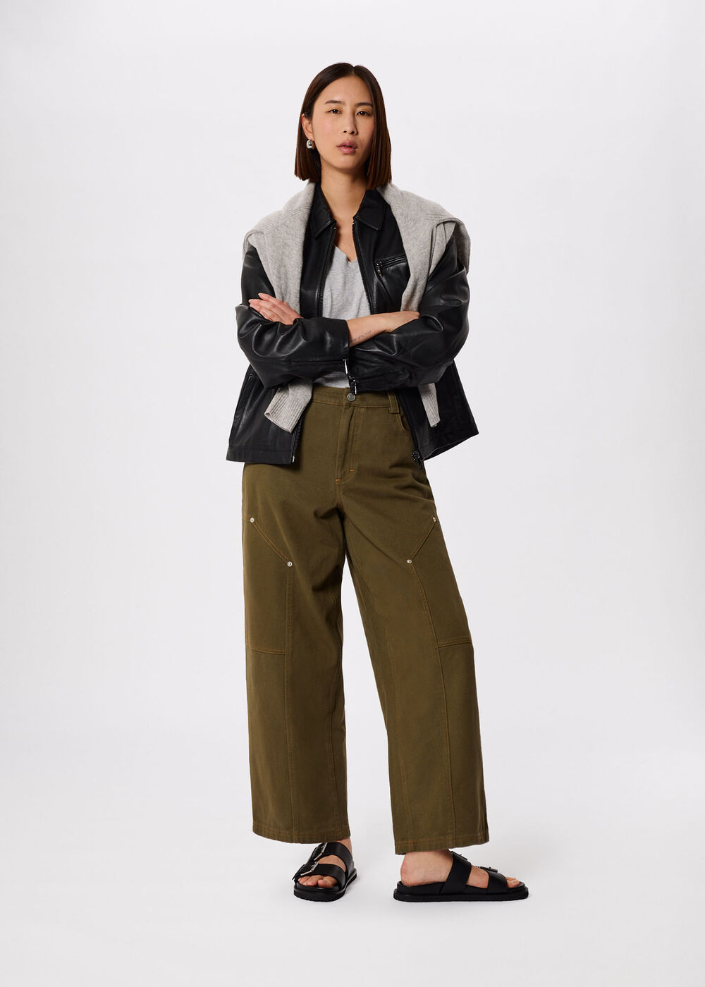 Willa V-Neck Cap Sleeve Tee