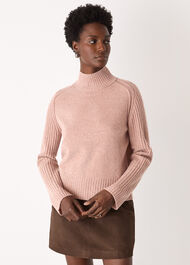 Wool Funnel Neck Knit