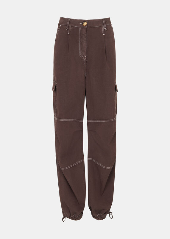 Chocolate Lorna Cargo Trousers