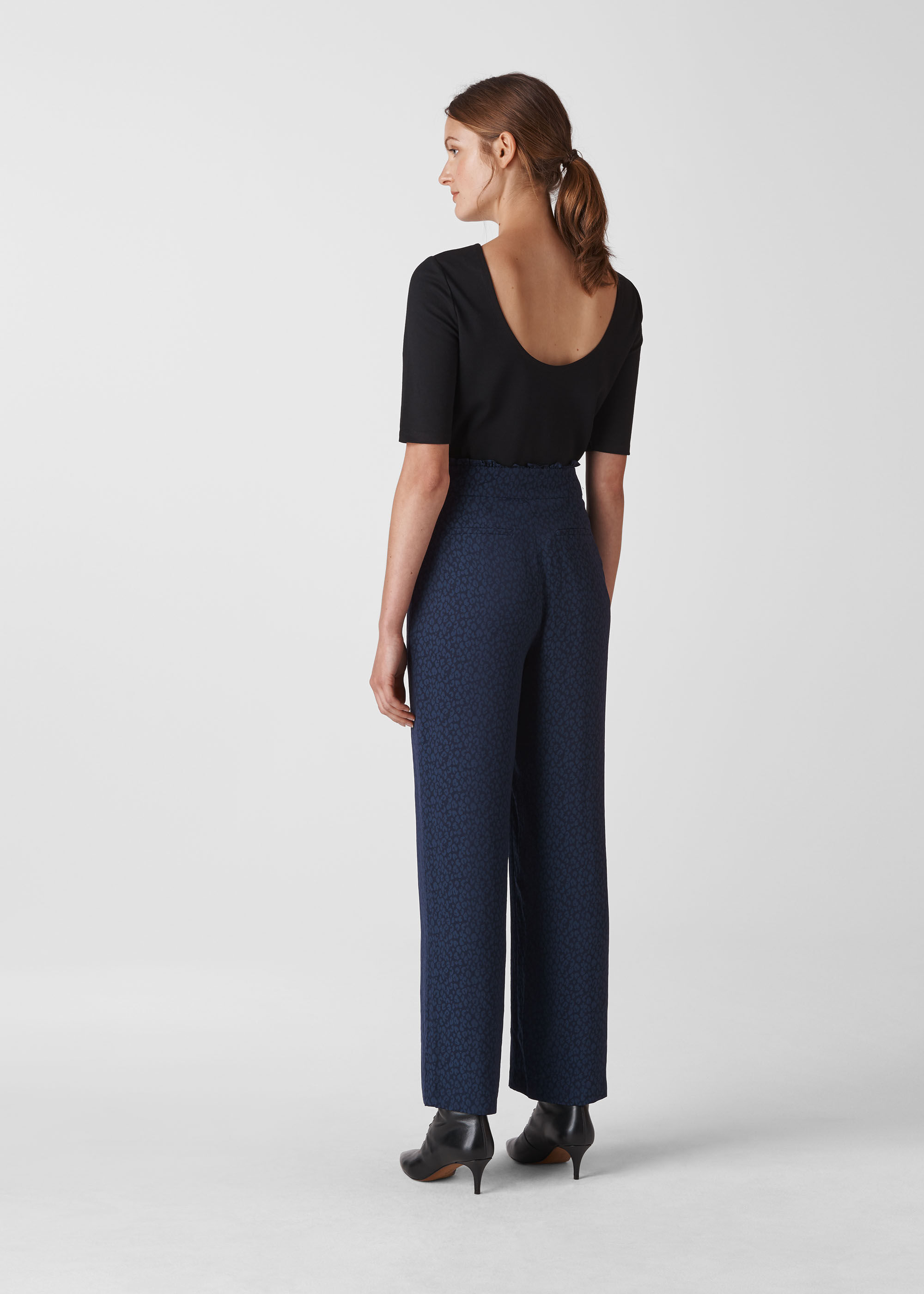 Whistles animal shop jacquard jumpsuit
