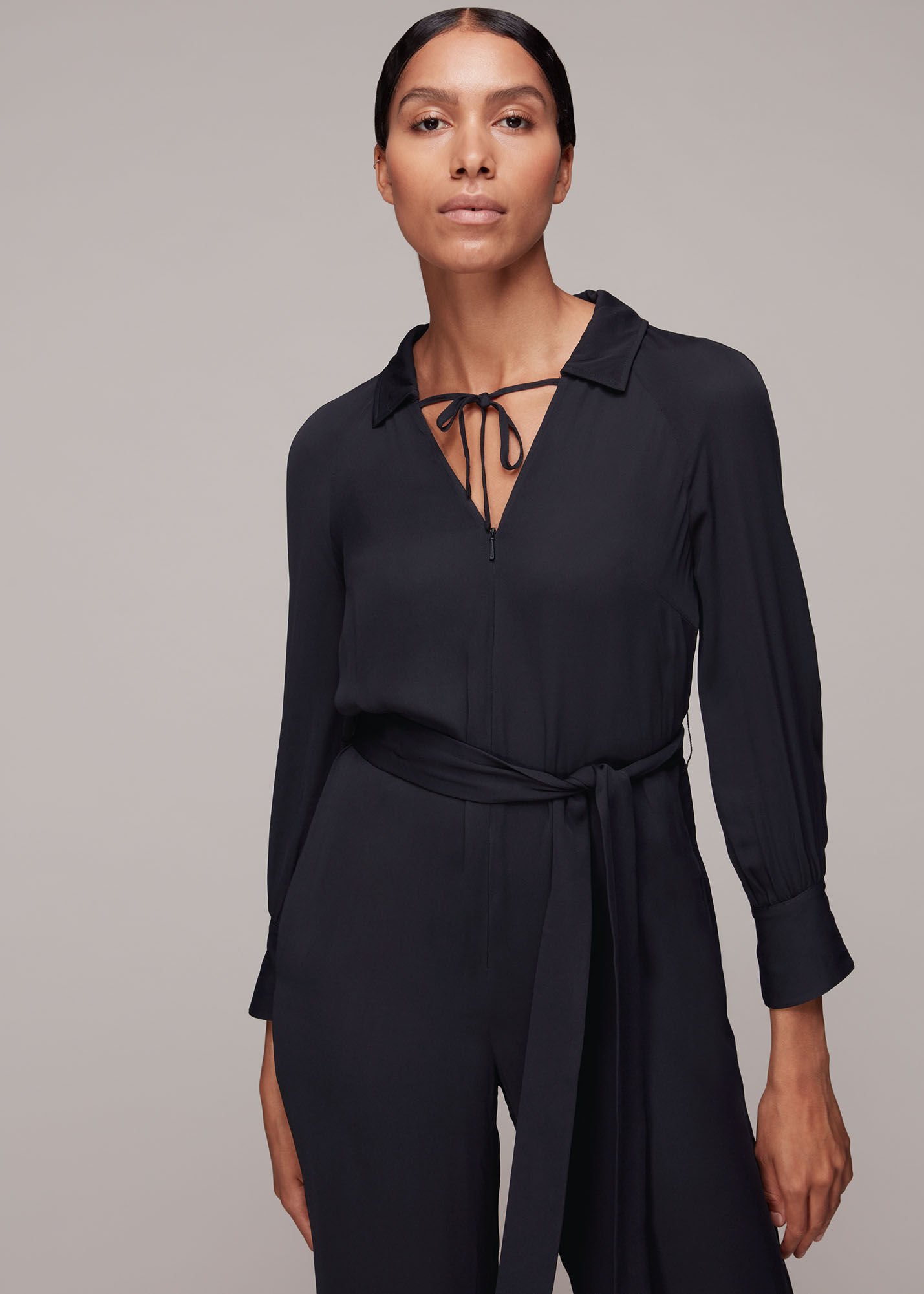 Tie detail jumpsuit cheap