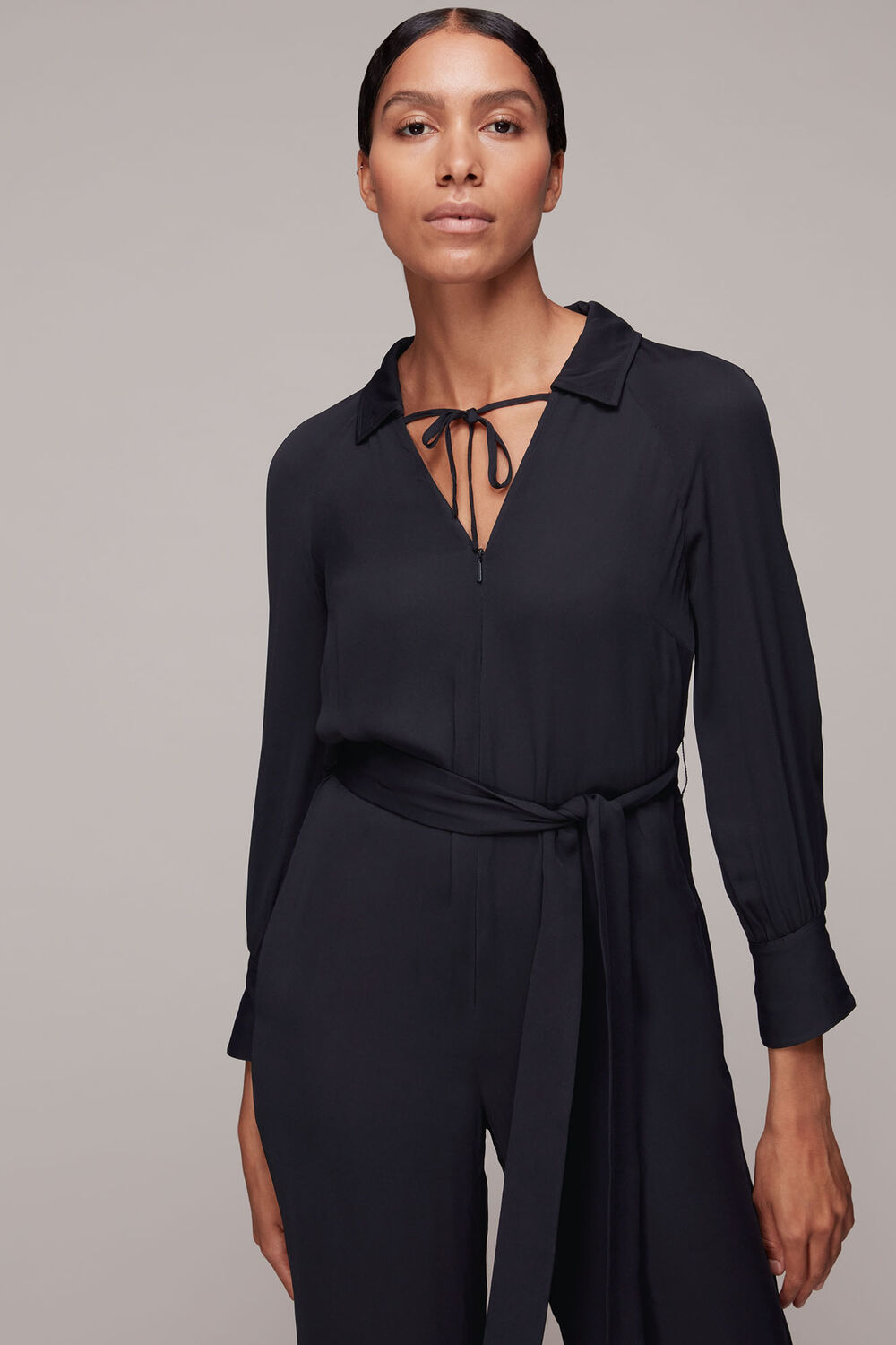 Abby Tie Detail Jumpsuit