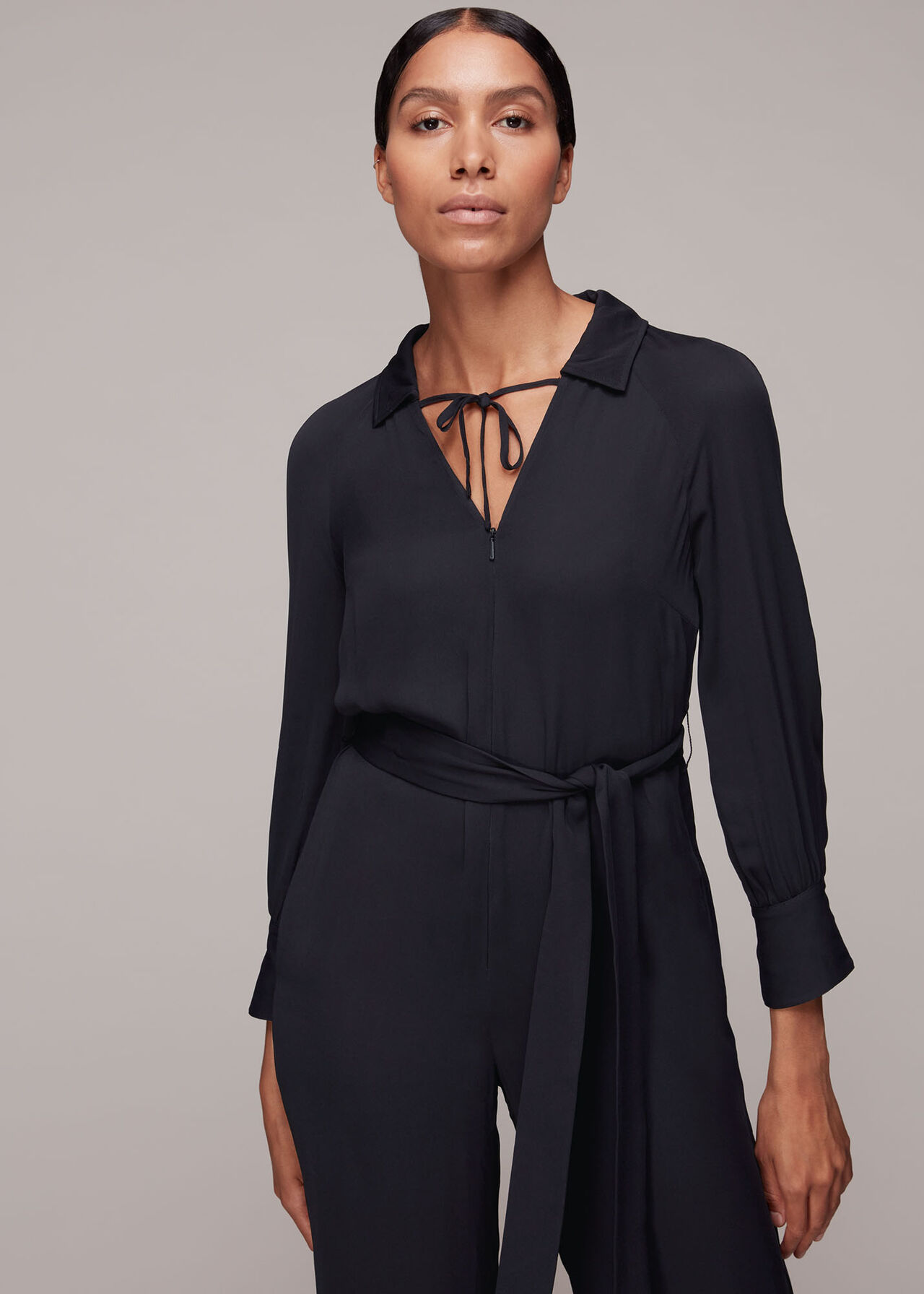 Abby Tie Detail Jumpsuit