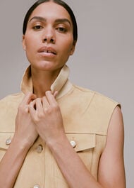 Calvin Bonded Suede Gilet