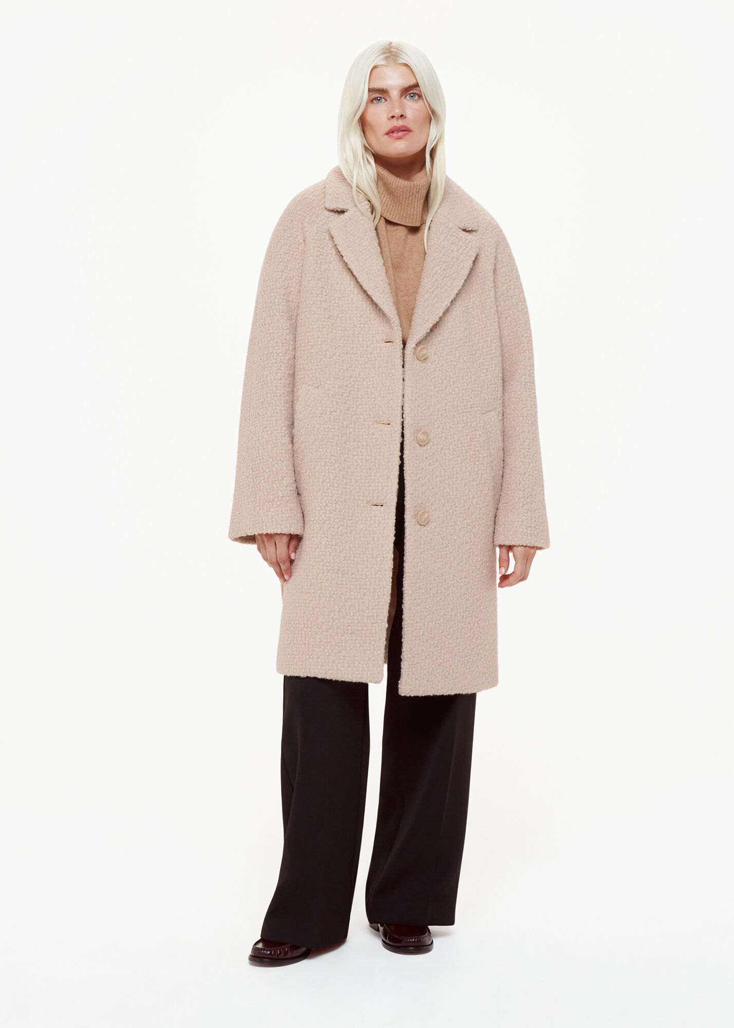 Whistles boucle coat online