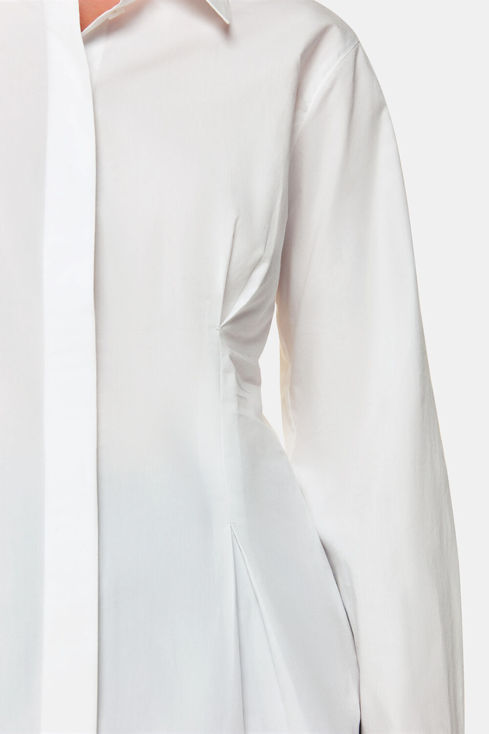 Waisted Cotton Shirt
