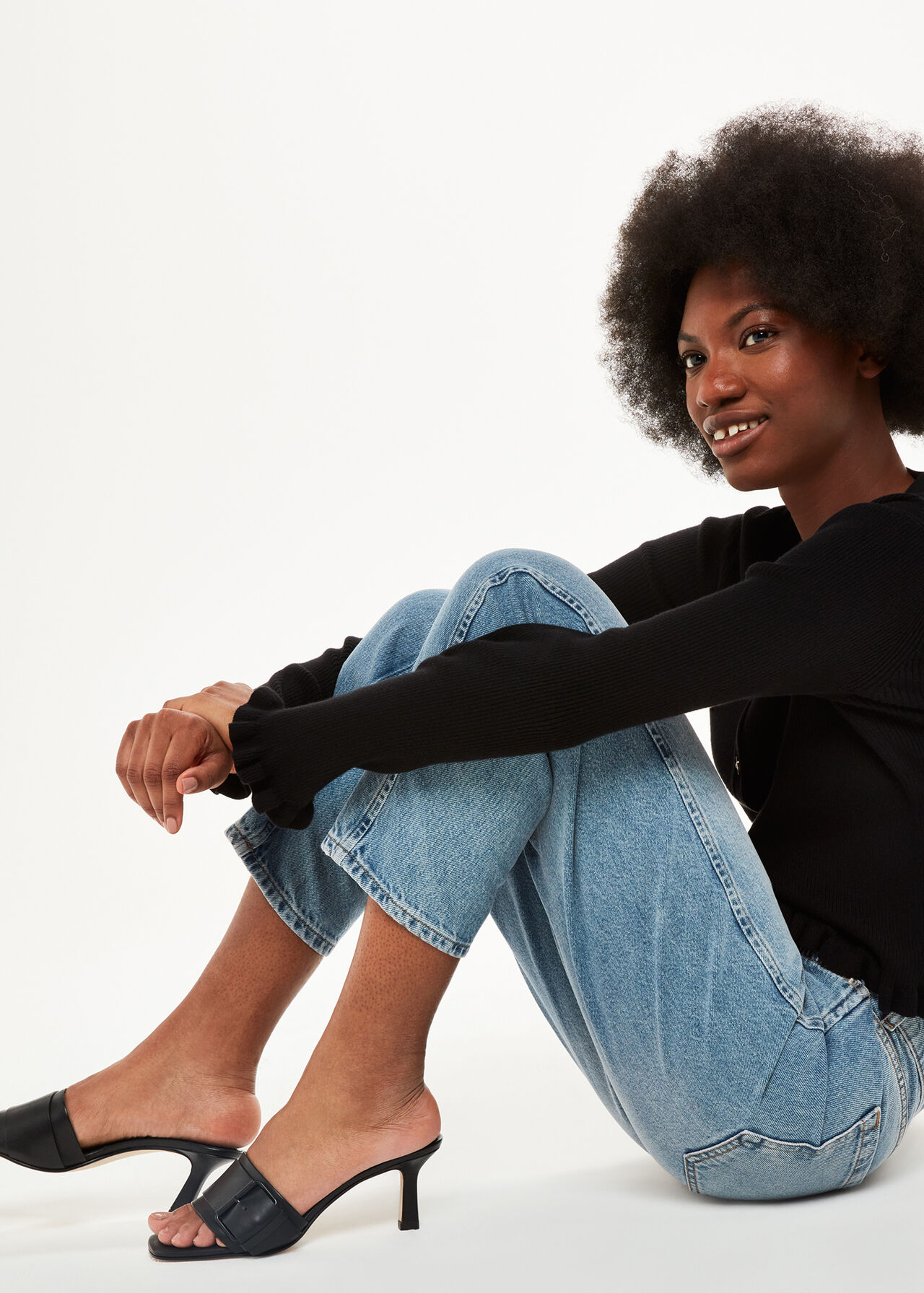 Adella Buckle Mule