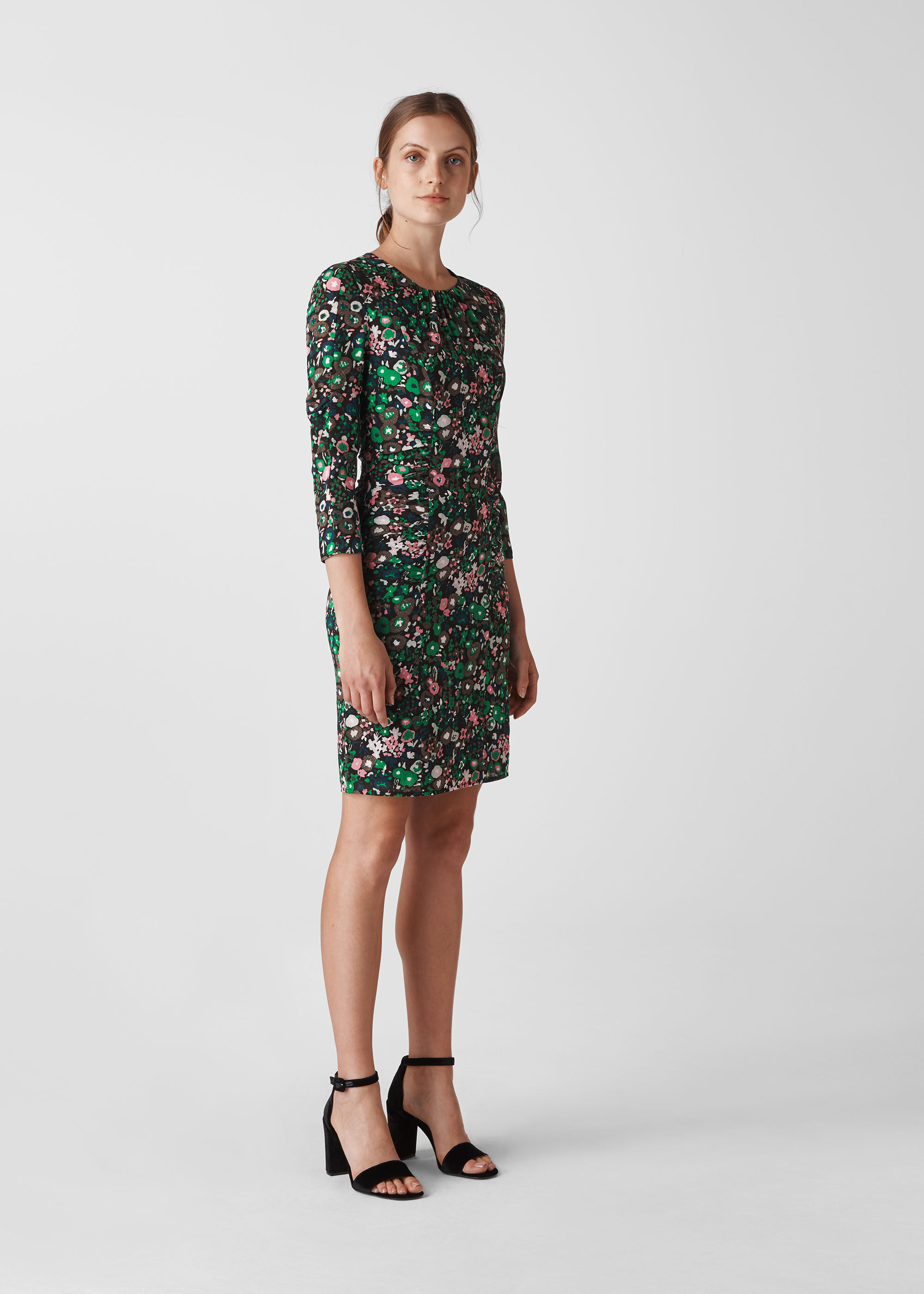Whistles silk sale bodycon dress